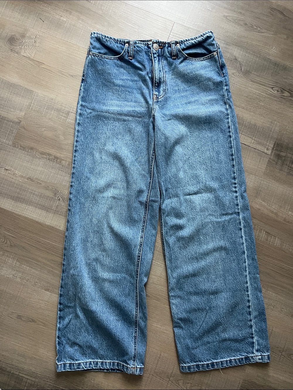 Classic Barrel Blue Denim Jeans